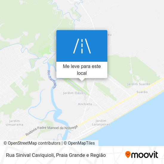 Rua Sinival Caviquioli mapa