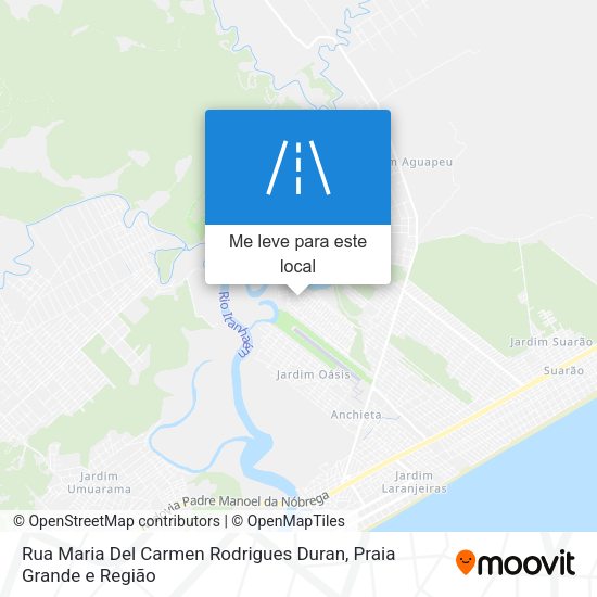 Rua Maria Del Carmen Rodrigues Duran mapa