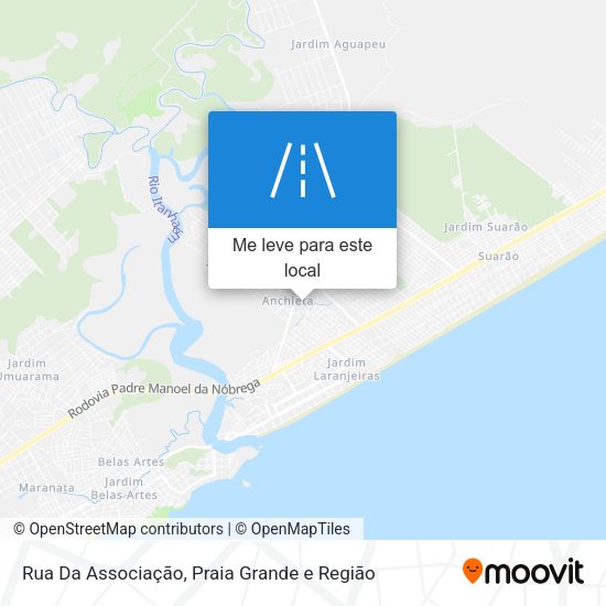 Rua Da Associação mapa
