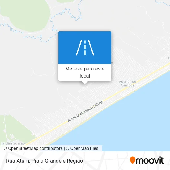 Rua Atum mapa
