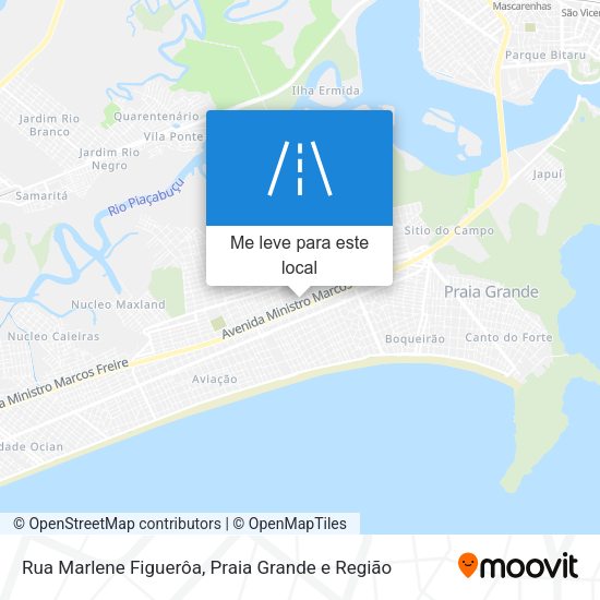 Rua Marlene Figuerôa mapa