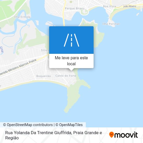 Rua Yolanda Da Trentine Giuffrida mapa
