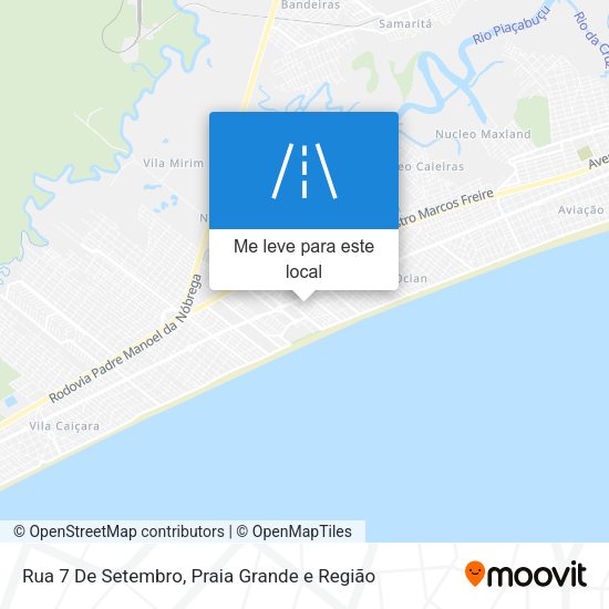 Rua 7 De Setembro mapa