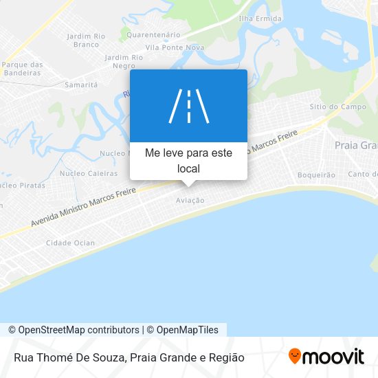 Rua Thomé De Souza mapa