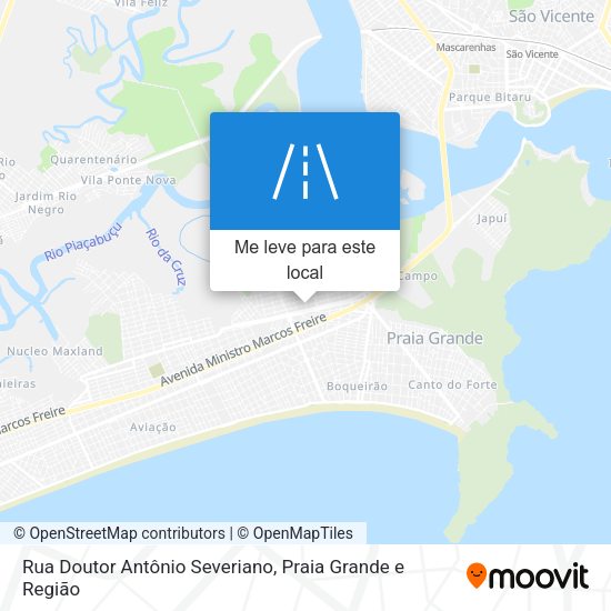 Rua Doutor Antônio Severiano mapa