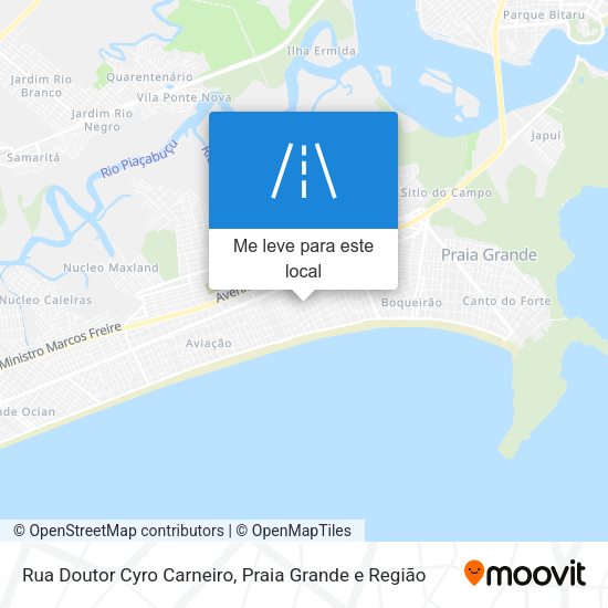 Rua Doutor Cyro Carneiro mapa