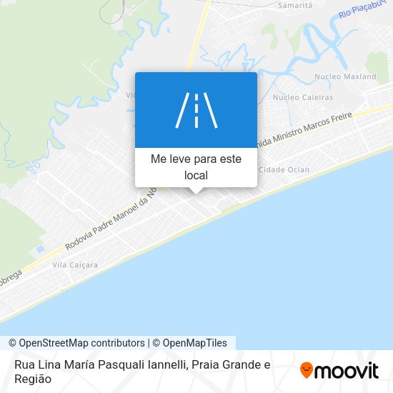 Rua Lina María Pasquali Iannelli mapa
