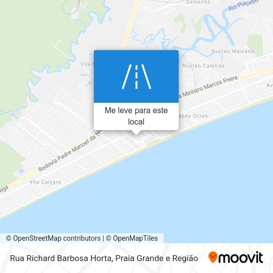 Rua Richard Barbosa Horta mapa