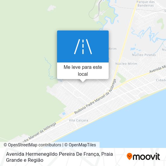 Avenida Hermenegildo Pereira De França mapa
