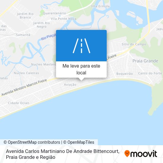 Avenida Carlos Martiniano De Andrade Bittencourt mapa