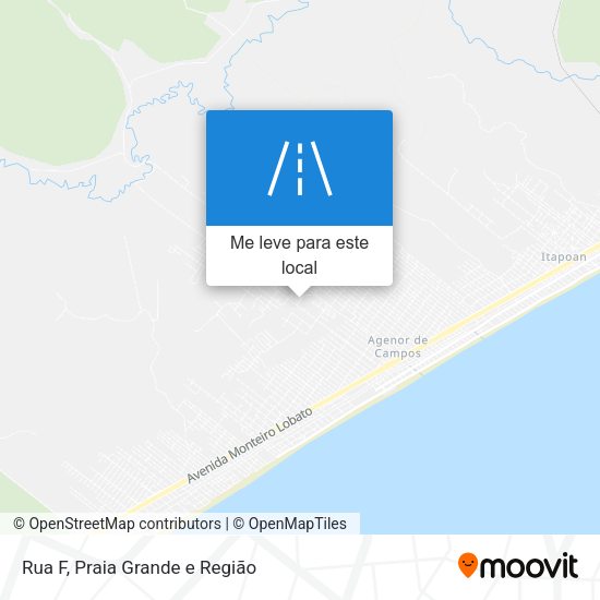 Rua F mapa