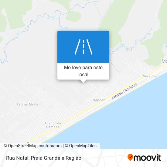 Rua Natal mapa
