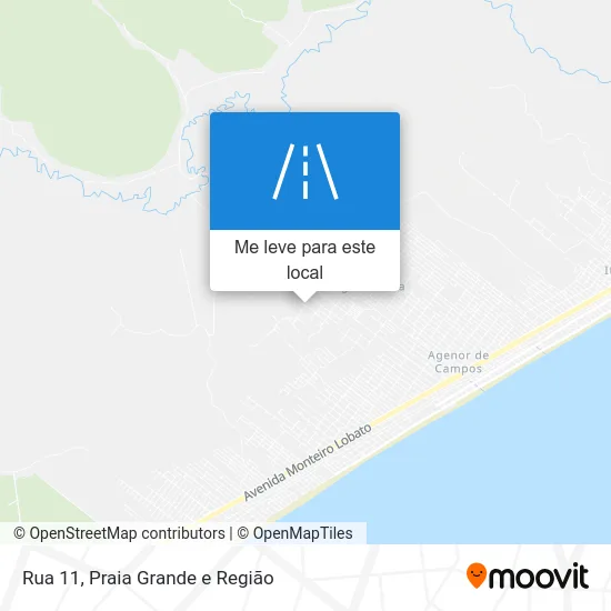 Rua 11 mapa