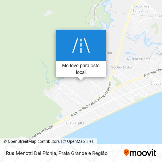 Rua Menotti Del Pichia mapa