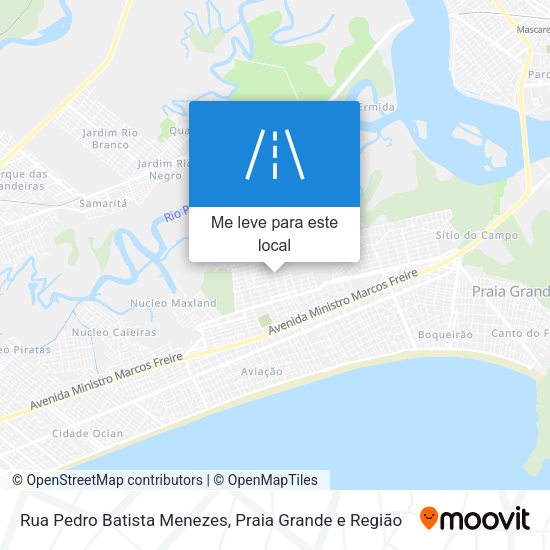 Rua Pedro Batista Menezes mapa