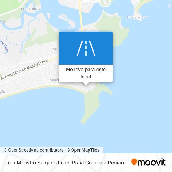 Rua Ministro Salgado Filho mapa