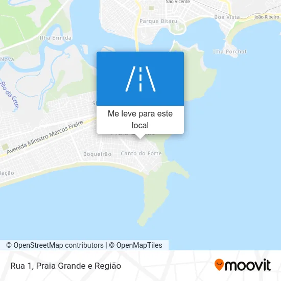 Rua 1 mapa
