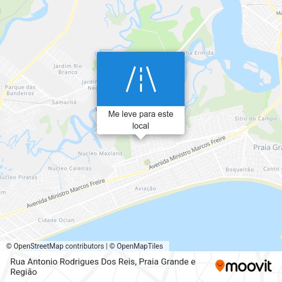 Rua Antonio Rodrigues Dos Reis mapa