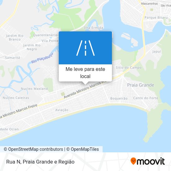 Rua N mapa