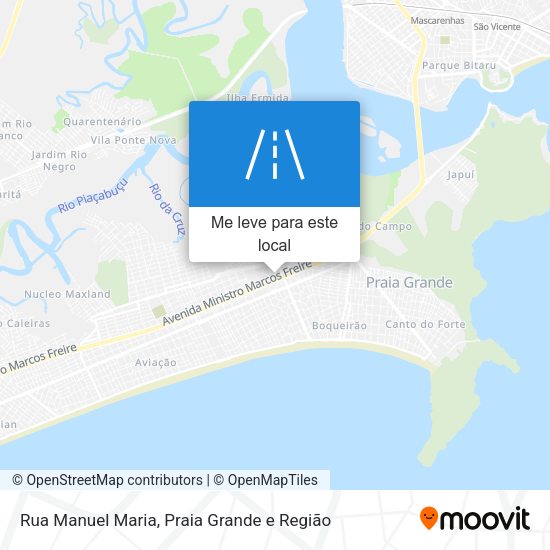 Rua Manuel Maria mapa