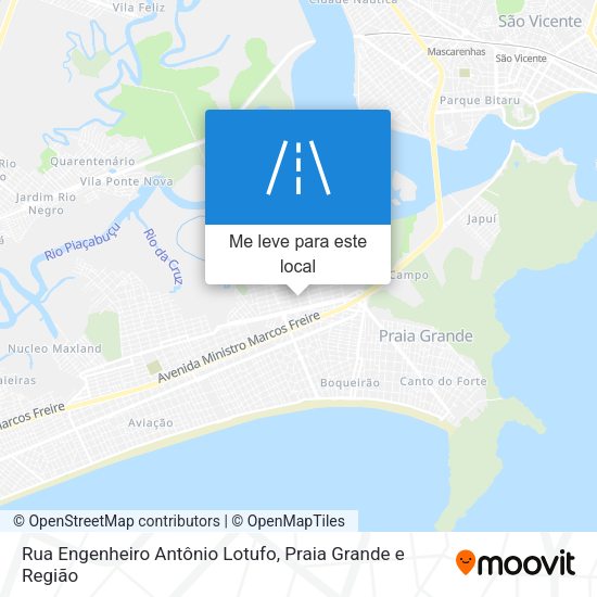 Rua Engenheiro Antônio Lotufo mapa