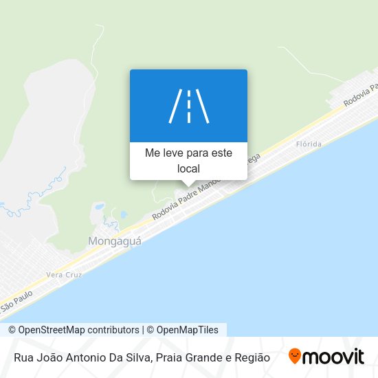 Rua João Antonio Da Silva mapa