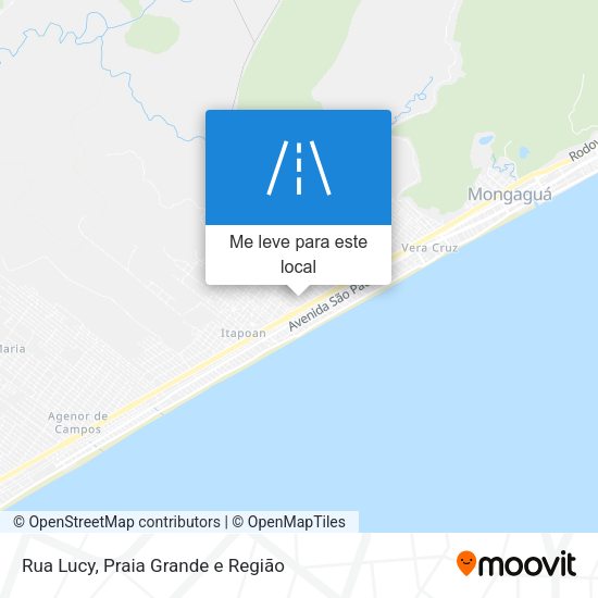 Rua Lucy mapa