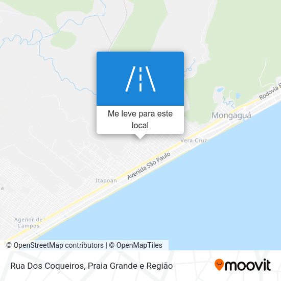 Rua Dos Coqueiros mapa