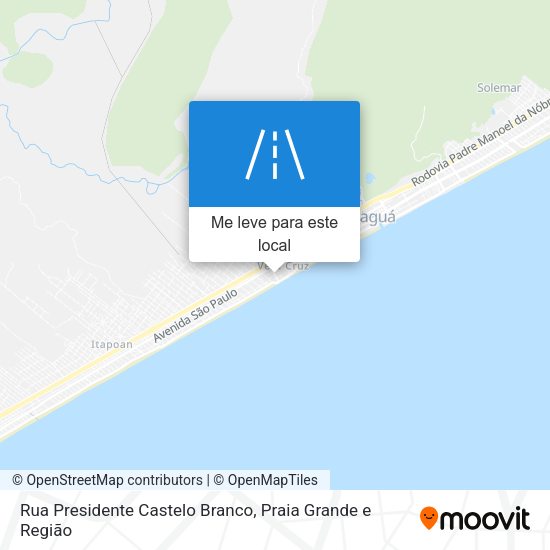 Rua Presidente Castelo Branco mapa