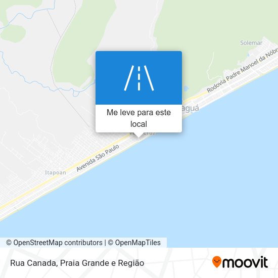 Rua Canada mapa