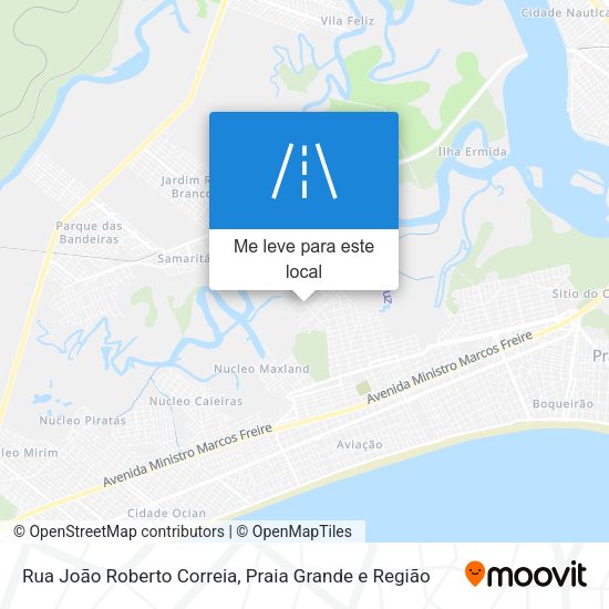 Rua Joāo Roberto Correia mapa