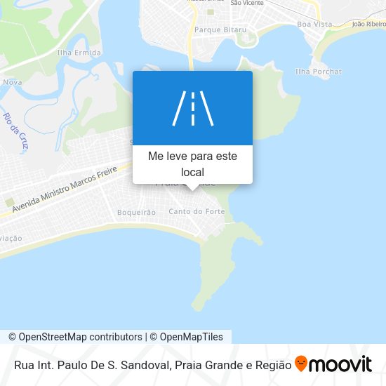 Rua Int. Paulo De S. Sandoval mapa