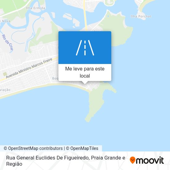 Rua General Euclides De Figueiredo mapa