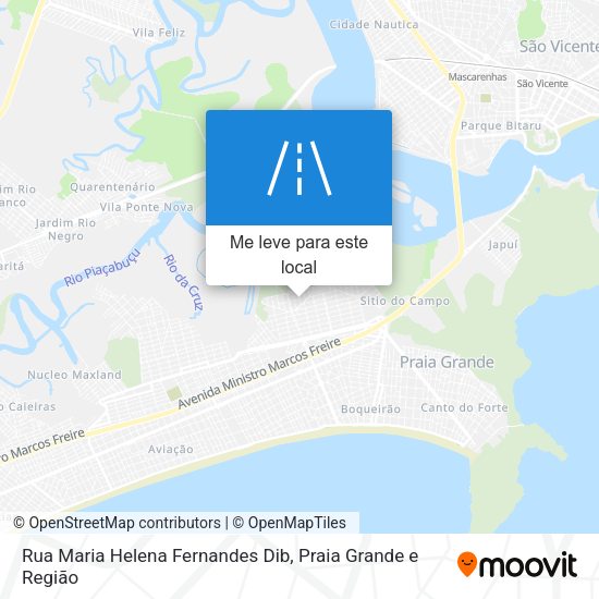 Rua Maria Helena Fernandes Dib mapa