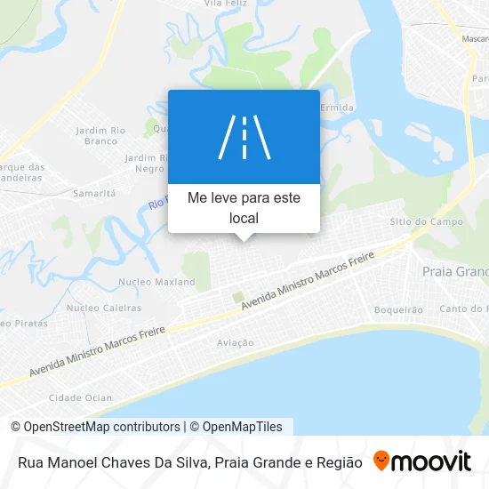 Rua Manoel Chaves Da Silva mapa