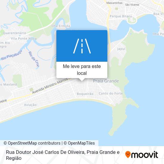 Rua Doutor José Carlos De Oliveira mapa