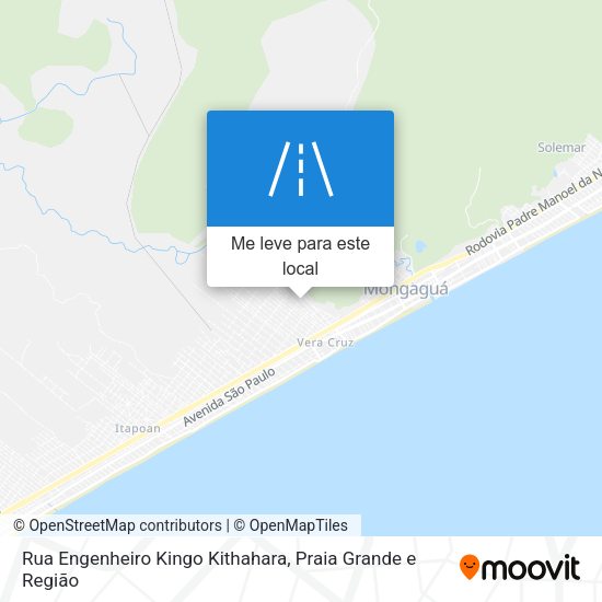 Rua Engenheiro Kingo Kithahara mapa