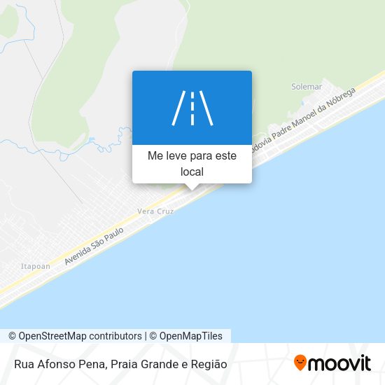 Rua Afonso Pena mapa