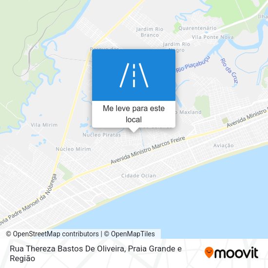 Rua Thereza Bastos De Oliveira mapa