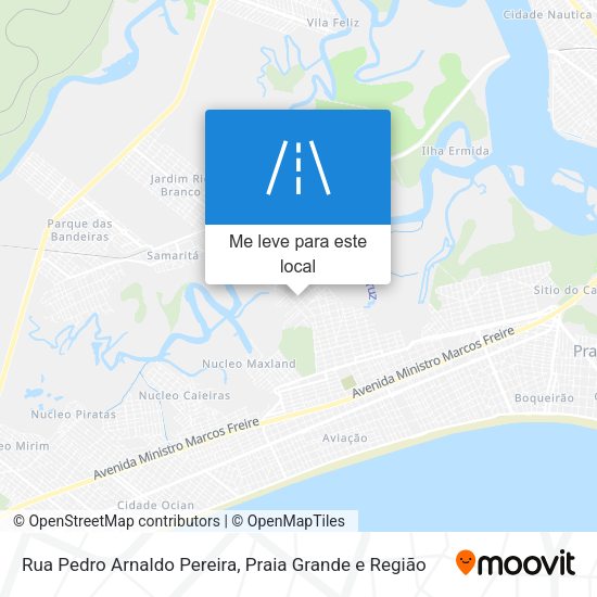 Rua Pedro Arnaldo Pereira mapa