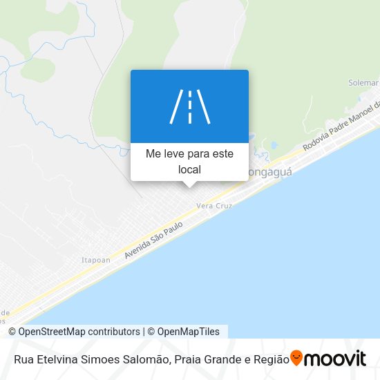 Rua Etelvina Simoes Salomão mapa