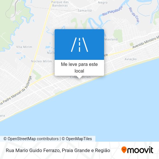 Rua Mario Guido Ferrazo mapa