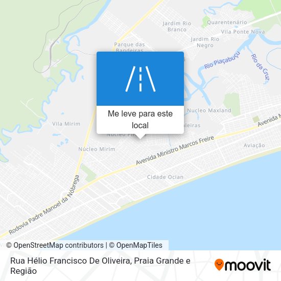 Rua Hélio Francisco De Oliveira mapa