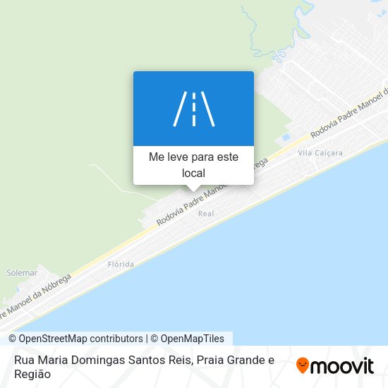 Rua Maria Domingas Santos Reis mapa