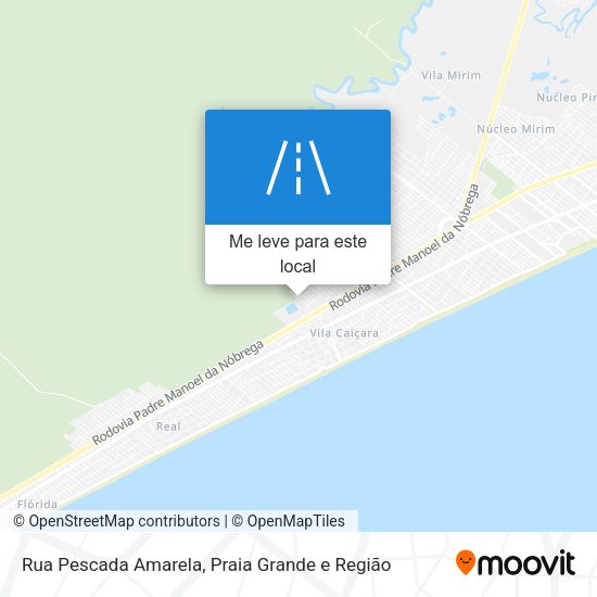 Rua Pescada Amarela mapa