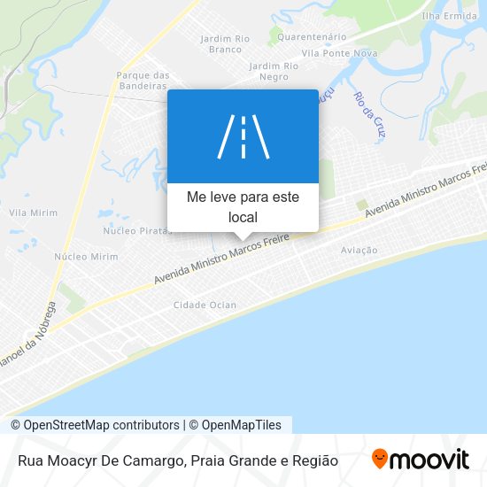 Rua Moacyr De Camargo mapa