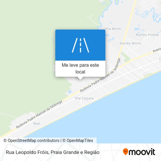 Rua Leopoldo Fróis mapa