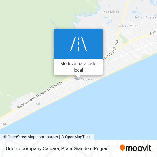 Odontocompany Caiçara mapa
