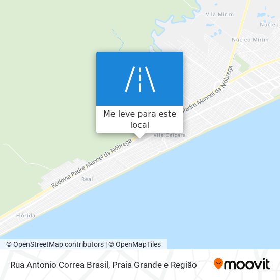 Rua Antonio Correa Brasil mapa