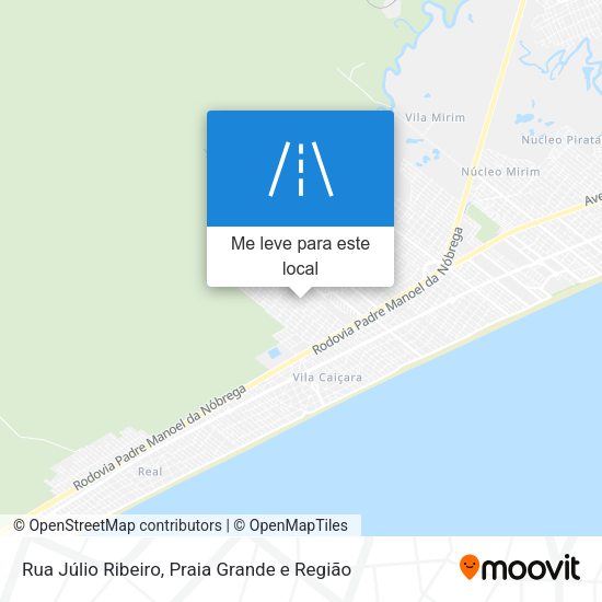 Rua Júlio Ribeiro mapa